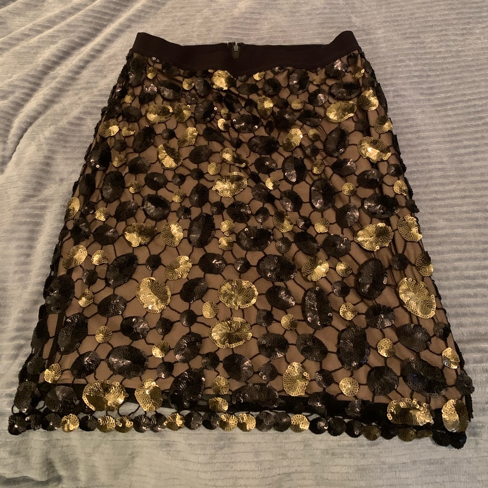 BCBG Max Azria Sequins Pencil Skirt Size Small